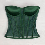 Single-Yarn Three-Dimensional Tector-Bo Corset Corset Corset Wedding Dress Bottom Perspective Cool Can Stand Up