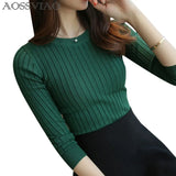 Sweater High Elastic Solid Turtleneck 2021 Fall Winter Fashion Sweater Women Slim Sexy Hight Bottoming Knitted