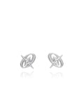 Y2K earrings with oval star