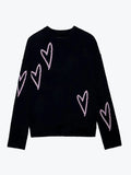 Pattern Sweater Women Luxury Brand 2022 New Autumn Winter Long Sleeve O-neck High Quality Wool Casual Pullover Tops