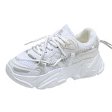 Models Sneakers Women 2022 Spring Fashion Lace-up Casual Shoes Ladies Increase Non Slip Running Shoes Zapatos De