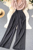 Lady Notched Collar Patchwork Romper Women Elegant Short Sleeve High Waist Wide Leg Playsuits Female Summer OL
