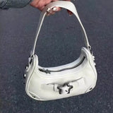 Star Embellish Pu Leather Shoulder BagOutfit