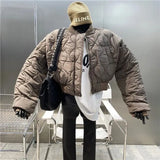 Women Oversized Short Jacket Female Winter Coats Long Sleeve Bomber Jackets Outwear Parka Coat 2023 Spring Autumn
