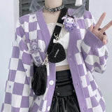 Buttoned Purple