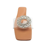 ZARZ Slippers Women Luxury Designer Brand 2022 Summer New Fashion Rhinestones Transparent Flat Sandals Casual Plus Size