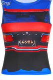 Bikercore Graphic Printed Bodycon Tanks Vest Streetwear Motorcycle Summer Crop Tops Female Tie Dye Casual Y2K