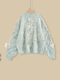 Winter Sets Women Long Sleeve Pullover Knitted Loose Sweater And Ruffles Patchwork Mesh Long Skirts Sets Korean Sweet