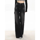 Slim Flared Jeans For Women Streetwear Y2K Style High-waisted Sexy Pants Design Sense High Street Ladies Denim