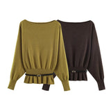 Women's Clothing Exploding Fashion Simple Solid Color Button Short Sleeves Knitted