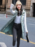 Winter Long Vest Women's Solid Hooded Padded Ladies Casual Sleeveless Waistcoat Jacket Warm Quilted Vest for