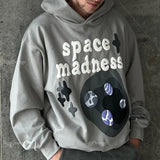 3D Skull Puff Print Hoodies Oversized Streetwear Men High Quality Cotton Liner Sweatshirt Top Women Couples Y2k
