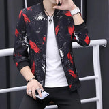 and Autumn Men's Bomber Zip Jacket 2023 Korean Men's Fashion Casual Street Wear Hip Hop Slim Bomber Jacket Men's
