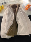 reversible corduroy jacket with contrasting