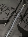 hoodie with zipper and angel