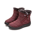 Women Snow Boots Winter Waterproof Keep Warm Shoes for Women's Female Plush Ankle Boots Ladies Size 43 Platform Short