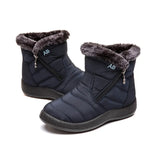 Women Snow Boots Winter Waterproof Keep Warm Shoes for Women's Female Plush Ankle Boots Ladies Size 43 Platform Short