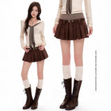 White Sling With Breast-Wear Vest Body Bm Half-Dress Skirt Set With Short Top Bottom Shirt