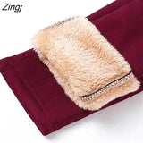 New Fashion High Waist Autumn Winter Women Thick Warm Elastic Pants Quality S-5XL 6XL Trousers Tight Type Pencil