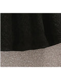 Summer Dress For Women High Quality Temperament Elegant French Vintage High Waist A-line Black Dress Women 4XL