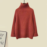 Winter Warm Clothes For Women French Vintage Notched V Neck Plaid Woolen Coats+knitted Sweater+pleated Skirts 3 Piece