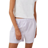 Women's Mid-Rise Shorts Loose Leisure Resort Style Women's Comfortable Three Button