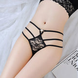 Zingj 性感交叉蕾丝丁字裤女women性感的蕾丝诱惑锅-Outfit