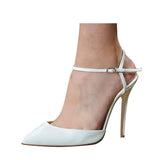 cm Slingbacks pointed toe women shoes summer shoes for women pumps high heels ankle strap LX005