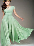 bodycon sexy Women's dress for women 2022 summer short sleeve chiffon boho party dresses woman robe femme