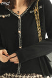 Soft Women Pullover Sweater Sexy V Neck Autumn Basic Chic Button Knitted Blouse Long Sleeve Slim Korean Female
