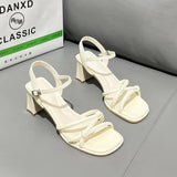 Zingj New Summer 2024 Dress With Silver High Heels