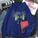 New Oversized Sweatshirt Women Gothic Skull Butterfly Harajuku Print Grunge Hoodies Women Casual Loose Hoodie Tops