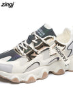 Sneakers Women Vulcanize Shoes Chunky Sneakers Reflective Platform Shoes Woman Basket Femme Dad Shoes Tenis
