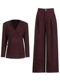Suit Women's 2025 Autumn New High-End Feeling Waist Thin Suit Trousers