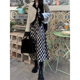 Irregular Striped Long Sleeve Button Down Blouse-Outfit