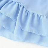 Summer New Sleek Double-Layer Lotus Side Pendulum Solid