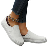 Low-Top Solid-Color Flat-Soled Single-Shoe Women's Foot-Swearing Lazy Shoes