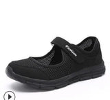 Women Shoes 2022 New Hollow Mesh Soft Sole Casual Shoes Non Slip Flat Shoes Light Sneakers Women Large Size Shoes