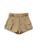 Women's Denim Shorts Hight Waisted Pockets Khaki Y2k Casual Jeans Cargo Pants Gothic Black Short Jeans 2023 Summer