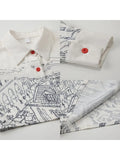 Women Shirt and Blouse Y2k Vintage Korean Style Harajuku Casual Elegant Chic Fashion Loose Long Sleeve Print Polo Shirt Top