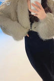 2023 Autumn Winter Fashion New Cardigans Cropped Coats Women Elegant Modis Coat Ladies Woman Chic Cardigan Tops Er