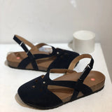 Summer And Autumn New Style Fashion Large Code Simple Big Woman Hollow Flat