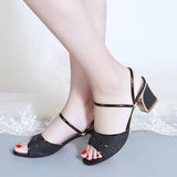 New Women's Sandals Slippers High Heel Thick Heel Summer New Women's