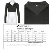 SUCHCUTE Gothic Women's T-Shirts Dark Academic Long Sleeve Single-breasted Shirt Grunge Streetwear Autumn Slim Basic Crop