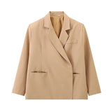 And Autumn Women's Loose Casual Blazer Jacket Temperament Commuting Suit
