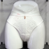 Low-Waisted T-Trousers Sexy Trousers Cotton Crotch Breathable Fine Strip Metal Hanging Water Drill Tong