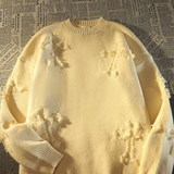 New Plus Size Hole Sweaters Women Harajuku Casual Drape Lazy Sweaters Unisex Loose Joker Autumn And Winter Pullovers