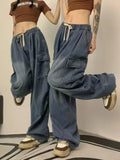 Tie Strap Baggy Cargo JeansOutfit