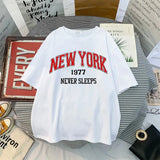 Summer Women Tshirts Casual USA Area Printed Tops Tee Female T Shirt Short Sleeve T Shirt Plus Size Streetwear T