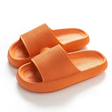 Thick Platform Slippers Summer Beach Eva Soft Sole Slide Sandals Leisure Men Ladies Indoor Bathroom Anti-slip